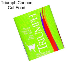 Triumph Canned Cat Food