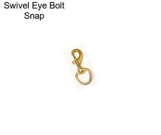 Swivel Eye Bolt Snap