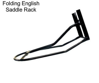 Folding English Saddle Rack