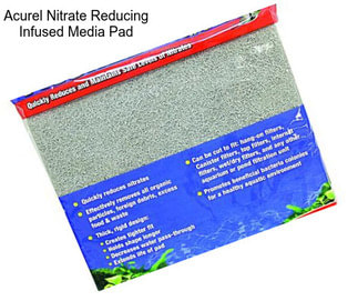 Acurel Nitrate Reducing Infused Media Pad