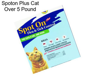 Spoton Plus Cat Over 5 Pound