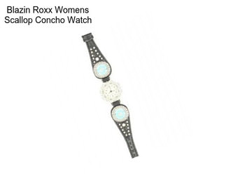 Blazin Roxx Womens Scallop Concho Watch