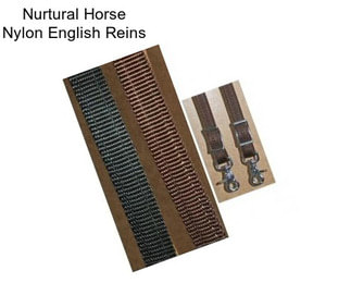 Nurtural Horse Nylon English Reins