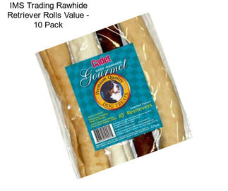 IMS Trading Rawhide Retriever Rolls Value - 10 Pack