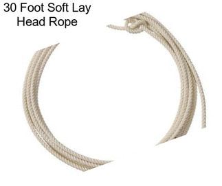 30 Foot Soft Lay Head Rope