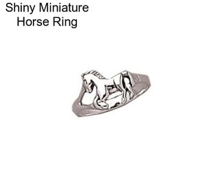 Shiny Miniature Horse Ring