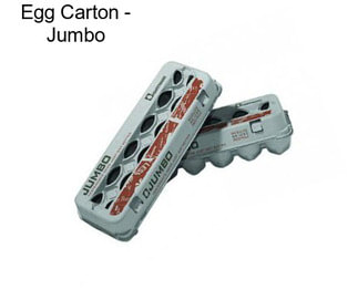 Egg Carton - Jumbo