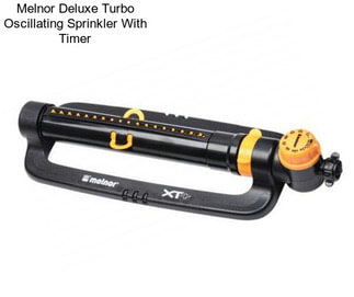 Melnor Deluxe Turbo Oscillating Sprinkler With Timer