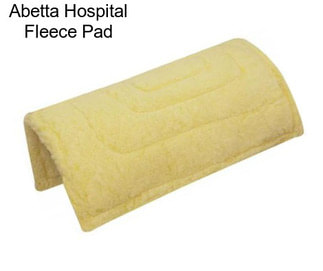 Abetta Hospital Fleece Pad