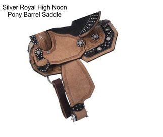 Silver Royal High Noon Pony Barrel Saddle