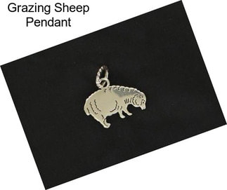 Grazing Sheep Pendant