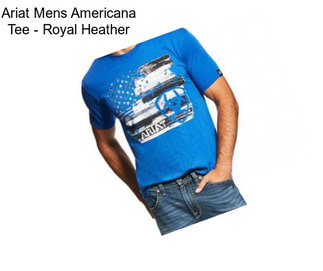 Ariat Mens Americana Tee - Royal Heather