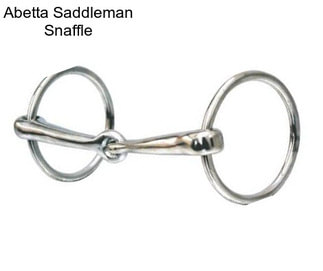 Abetta Saddleman Snaffle