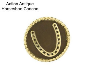 Action Antique Horseshoe Concho