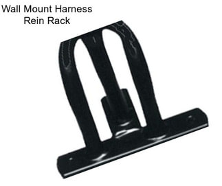 Wall Mount Harness Rein Rack