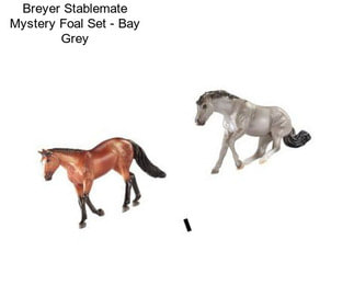 Breyer Stablemate Mystery Foal Set - Bay Grey