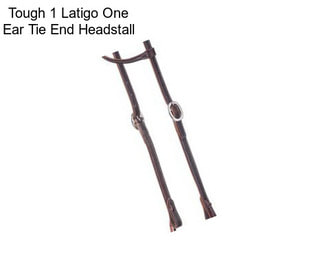 Tough 1 Latigo One Ear Tie End Headstall