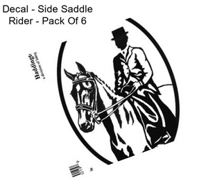 Decal - Side Saddle Rider - Pack Of 6