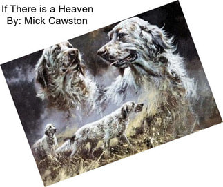 If There is a Heaven By: Mick Cawston