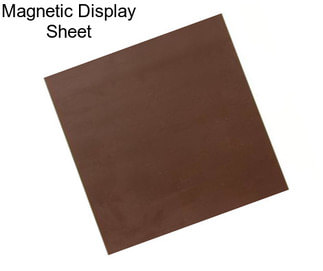Magnetic Display Sheet