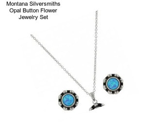 Montana Silversmiths Opal Button Flower Jewelry Set