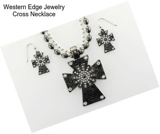 Western Edge Jewelry Cross Necklace