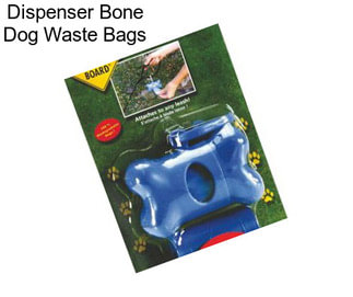 Dispenser Bone Dog Waste Bags