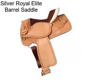 Silver Royal Elite Barrel Saddle
