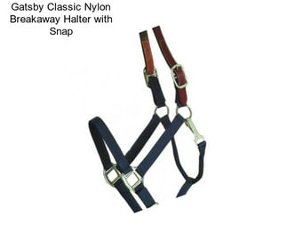 Gatsby Classic Nylon Breakaway Halter with Snap