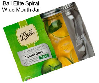 Ball Elite Spiral Wide Mouth Jar