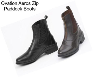 Ovation Aeros Zip Paddock Boots