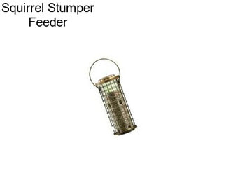 Squirrel Stumper Feeder