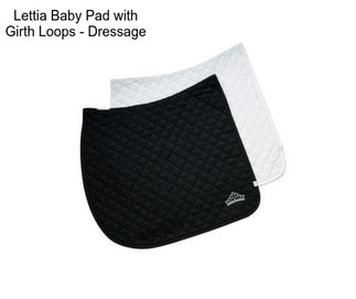 Lettia Baby Pad with Girth Loops - Dressage