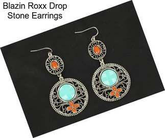 Blazin Roxx Drop Stone Earrings