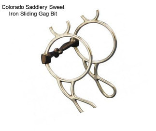 Colorado Saddlery Sweet Iron Sliding Gag Bit