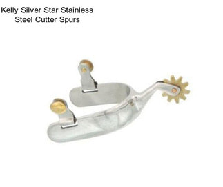 Kelly Silver Star Stainless Steel Cutter Spurs