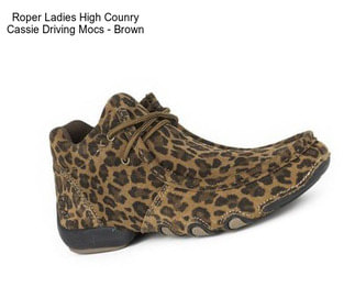 Roper Ladies High Counry Cassie Driving Mocs - Brown