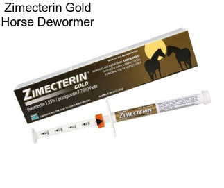 Zimecterin Gold Horse Dewormer