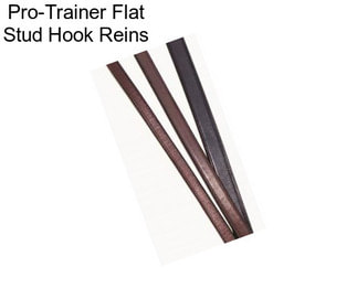 Pro-Trainer Flat Stud Hook Reins