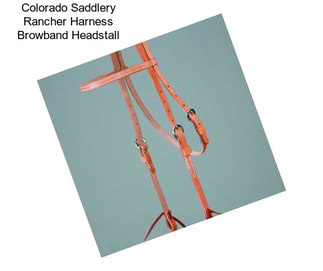 Colorado Saddlery Rancher Harness Browband Headstall