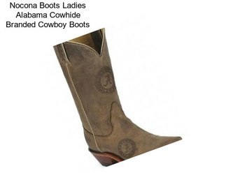 Nocona Boots Ladies Alabama Cowhide Branded Cowboy Boots