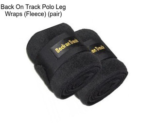 Back On Track Polo Leg Wraps (Fleece) (pair)