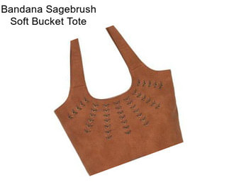 Bandana Sagebrush Soft Bucket Tote