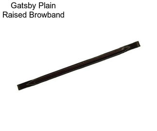 Gatsby Plain Raised Browband