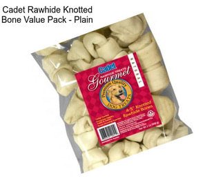 Cadet Rawhide Knotted Bone Value Pack - Plain