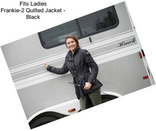 Fits Ladies Frankie-2 Quilted Jacket - Black