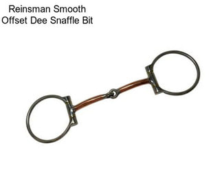 Reinsman Smooth Offset Dee Snaffle Bit