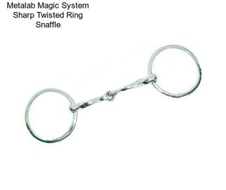 Metalab Magic System Sharp Twisted Ring Snaffle