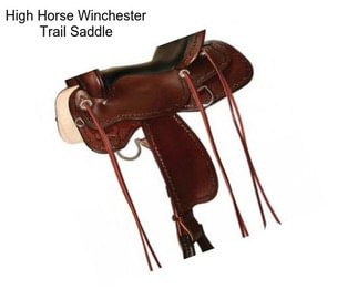 High Horse Winchester Trail Saddle