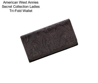 American West Annies Secret Collection Ladies Tri-Fold Wallet